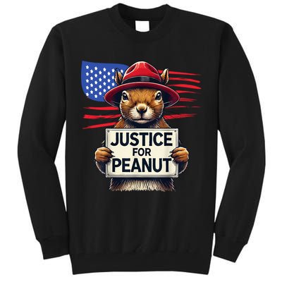 Justice For Peanut The Squirrel Tall Sweatshirt