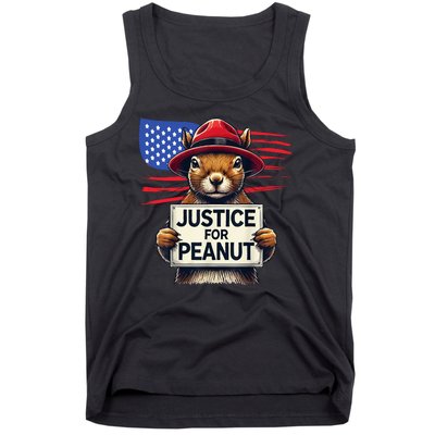 Justice For Peanut The Squirrel Tank Top