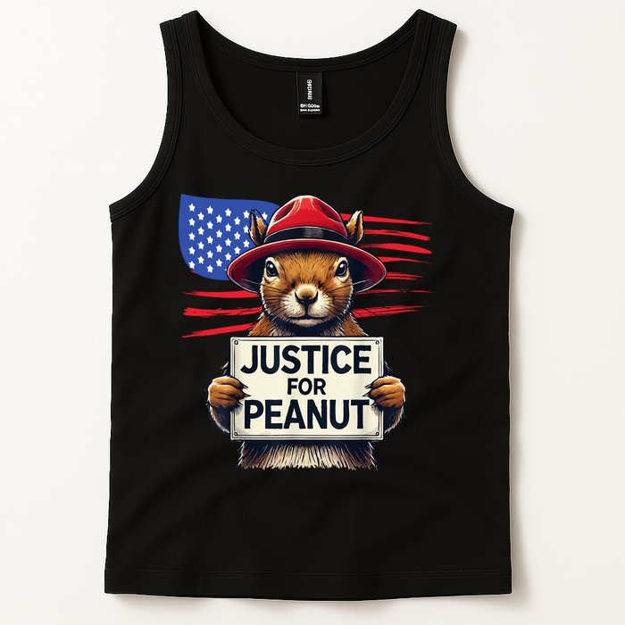 Justice For Peanut The Squirrel Tank Top