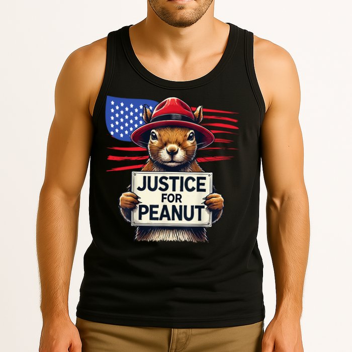 Justice For Peanut The Squirrel Tank Top