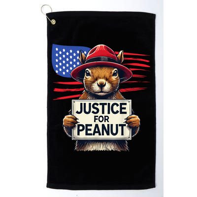 Justice For Peanut The Squirrel Golf Towel