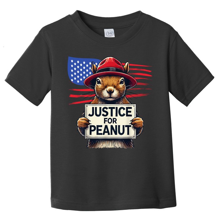 Justice For Peanut The Squirrel Toddler T-Shirt
