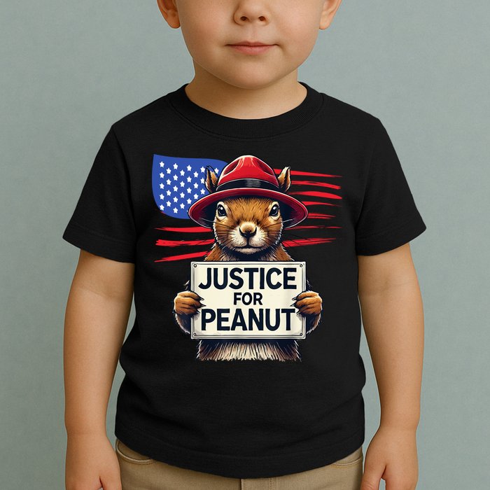 Justice For Peanut The Squirrel Toddler T-Shirt