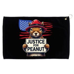 Justice For Peanut The Squirrel Grommeted Golf Towel