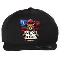 Justice For Peanut The Squirrel Wool Snapback Cap