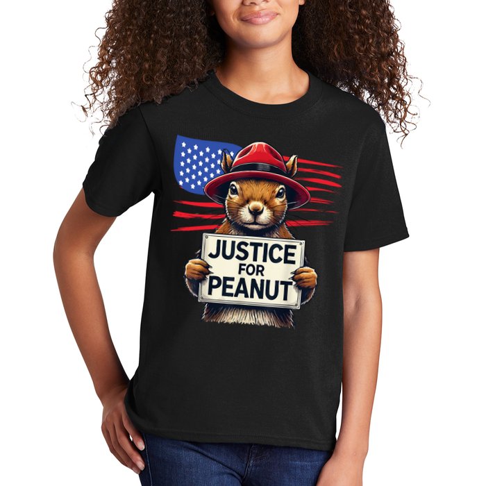 Justice For Peanut The Squirrel Kids T-Shirt