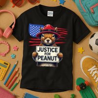 Justice For Peanut The Squirrel Kids T-Shirt