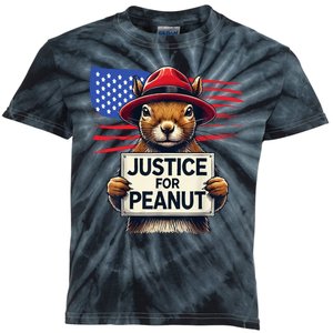 Justice For Peanut The Squirrel Kids Tie-Dye T-Shirt