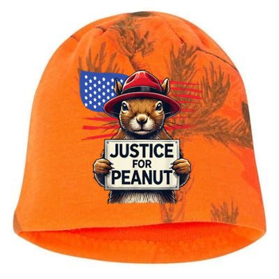 Justice For Peanut The Squirrel Kati - Camo Knit Beanie