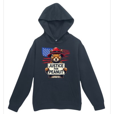 Justice For Peanut The Squirrel Urban Pullover Hoodie