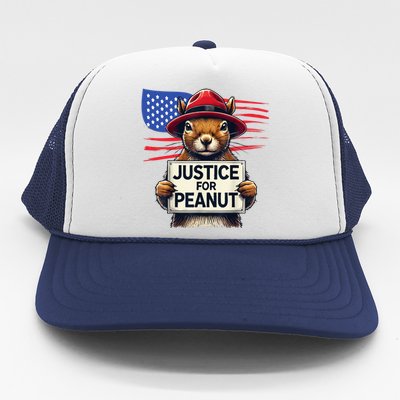 Justice For Peanut The Squirrel Trucker Hat