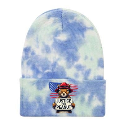 Justice For Peanut The Squirrel Tie Dye 12in Knit Beanie