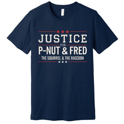 Justice For Peanut The Squirrel & Fred The Raccoon Premium T-Shirt