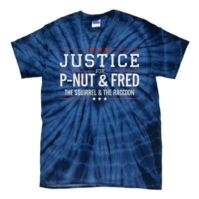 Justice For Peanut The Squirrel & Fred The Raccoon Tie-Dye T-Shirt