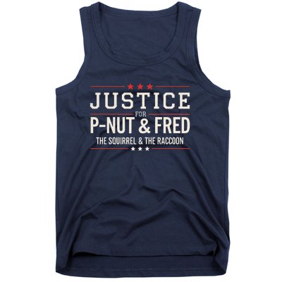 Justice For Peanut The Squirrel & Fred The Raccoon Tank Top