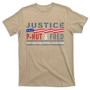 Justice For Pnut And Fred The Squirrel And Peanut Justice T-Shirt