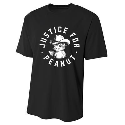 Justice For Peanut The Squirrel Te Peanut Squirrel Performance Sprint T-Shirt