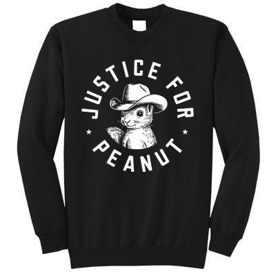 Justice For Peanut The Squirrel Te Peanut Squirrel Tall Sweatshirt