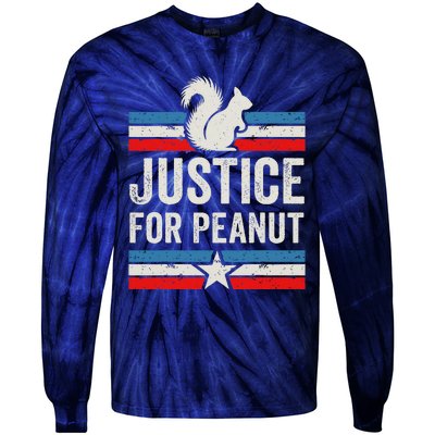 Justice For Peanut The Squirrels Tie-Dye Long Sleeve Shirt