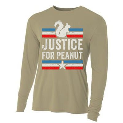 Justice For Peanut The Squirrels Cooling Performance Long Sleeve Crew