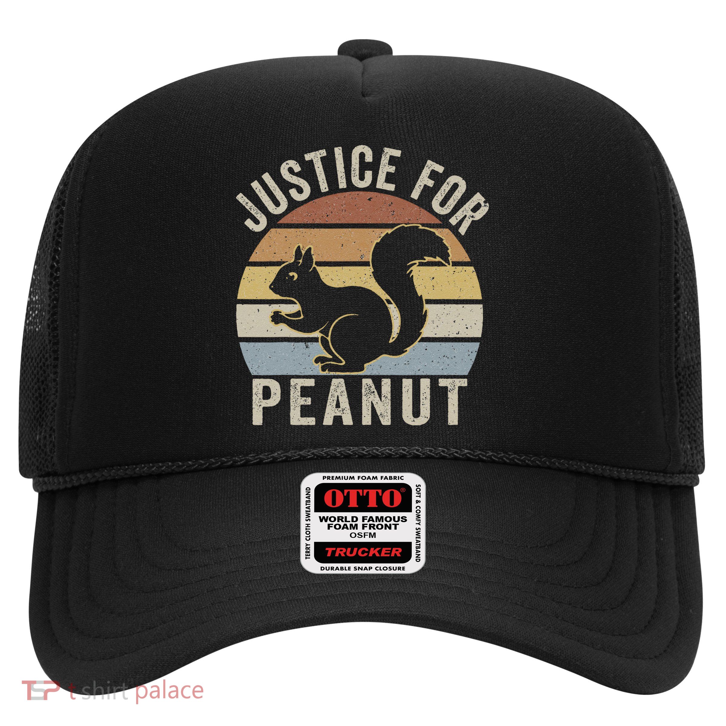 Justice For Peanut The Squirrel The Squirrel Pnut Trucker Hat