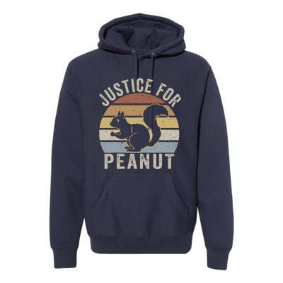 Justice For Peanut The Squirrel The Squirrel Pnut Premium Hoodie