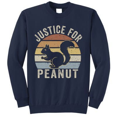 Justice For Peanut The Squirrel The Squirrel Pnut Tall Sweatshirt