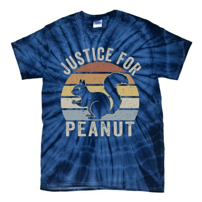 Justice For Peanut The Squirrel The Squirrel Pnut Tie-Dye T-Shirt