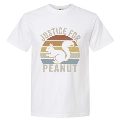 Justice For Peanut The Squirrel The Squirrel Pnut Garment-Dyed Heavyweight T-Shirt