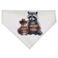 Justice For Peanut The Squirrel Justice For Fred The Raccoon USA-Made Doggie Bandana