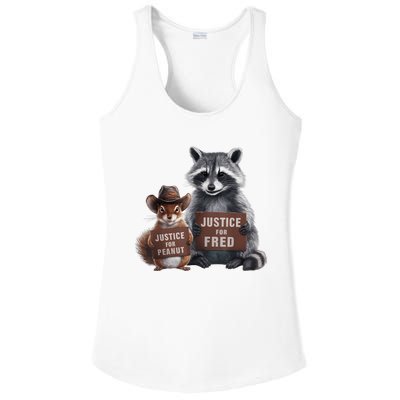 Justice For Peanut The Squirrel Justice For Fred The Raccoon Ladies PosiCharge Competitor Racerback Tank