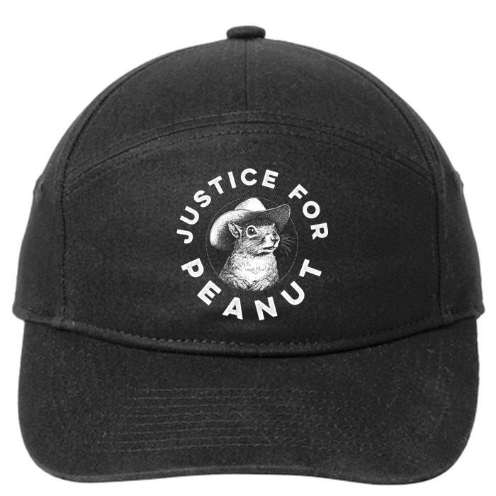 Justice For Peanut The Squirrel Peanut Squirrel Hoodie 7-Panel Snapback Hat