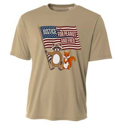 Justice For Peanut The Squirrel 2024 Cooling Performance Crew T-Shirt