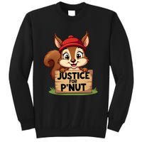 Justice For P Nut Funny Squirrel Sweatshirt