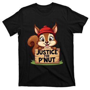 Justice For P Nut Funny Squirrel T-Shirt