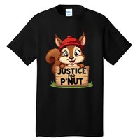 Justice For P Nut Funny Squirrel Tall T-Shirt