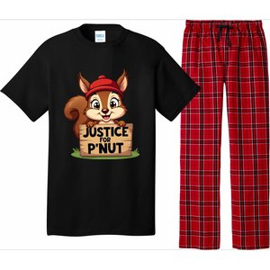 Justice For P Nut Funny Squirrel Pajama Set