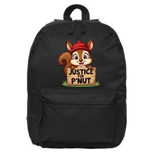 Justice For P Nut Funny Squirrel 16 in Basic Backpack