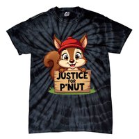 Justice For P Nut Funny Squirrel Tie-Dye T-Shirt