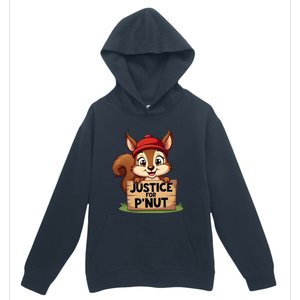 Justice For P Nut Funny Squirrel Urban Pullover Hoodie