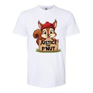 Justice For P Nut Funny Squirrel Softstyle CVC T-Shirt