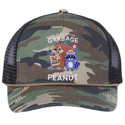 Justice For Peanut And Fred! Retro Rope Trucker Hat Cap