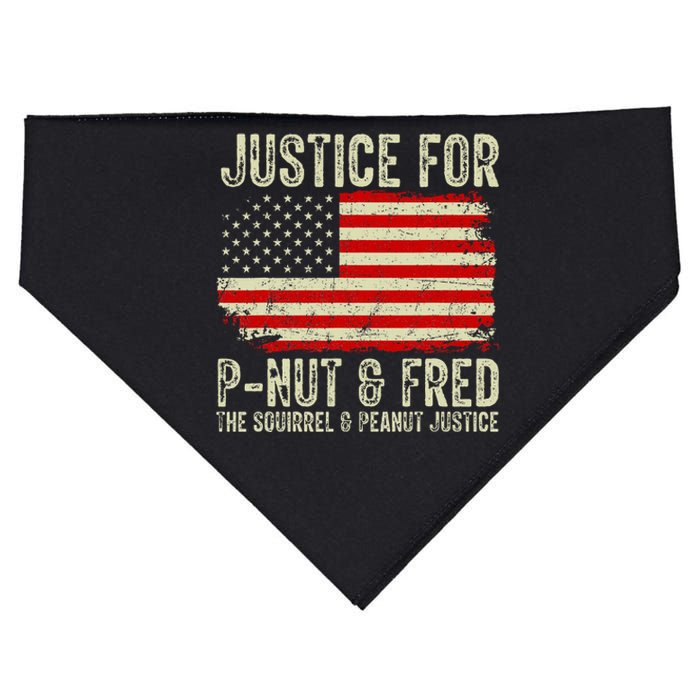 Justice For P Nut And Fred The Squirrel And Peanut Justice USA-Made Doggie Bandana