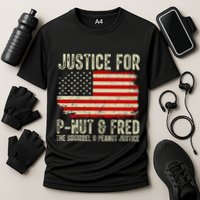 Justice For P Nut And Fred The Squirrel And Peanut Justice Performance Shirt
