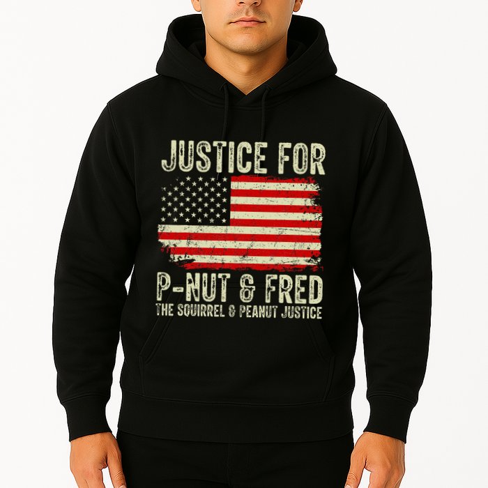 Justice For P Nut And Fred The Squirrel And Peanut Justice Hoodie