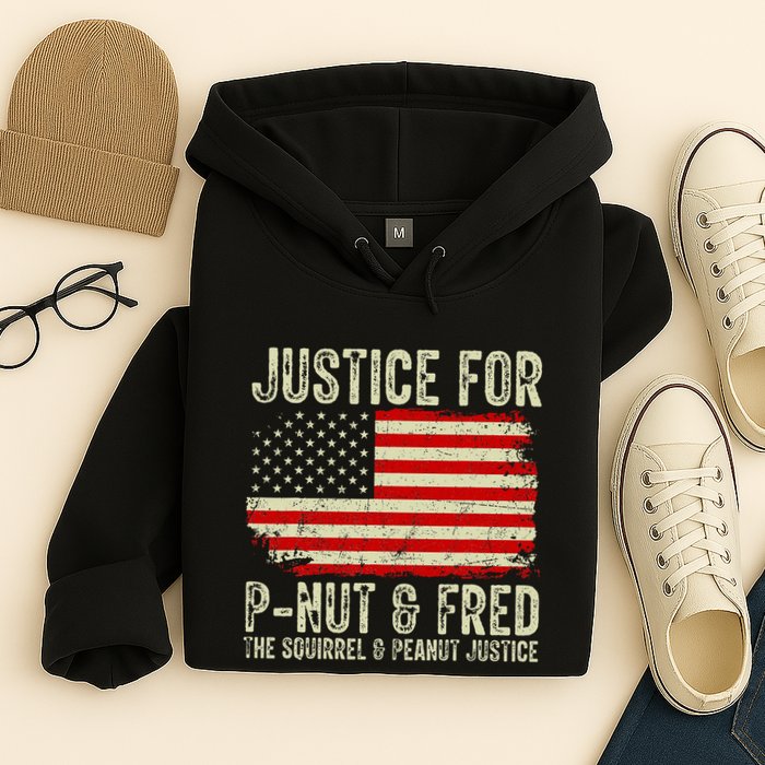 Justice For P Nut And Fred The Squirrel And Peanut Justice Hoodie