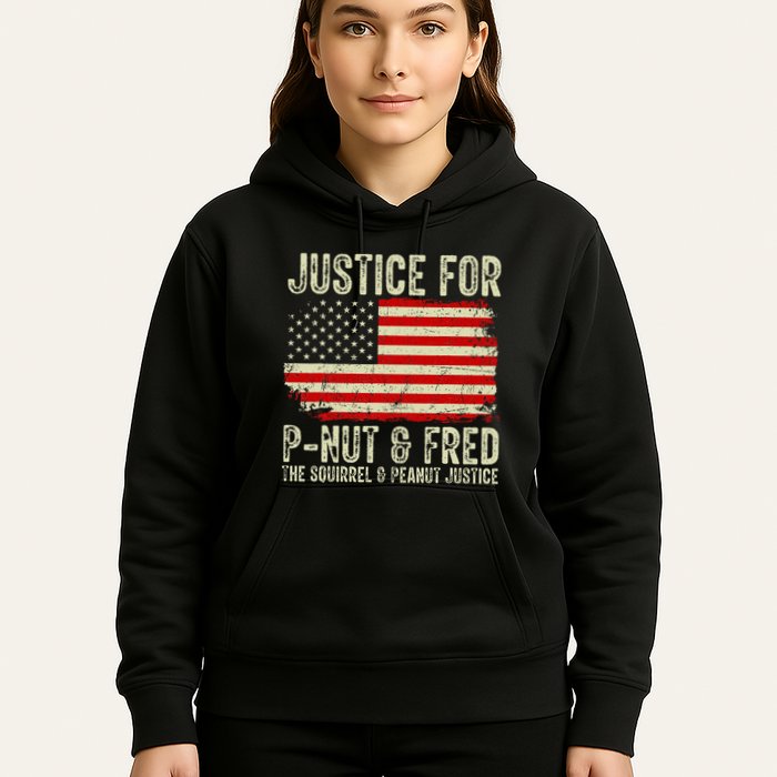 Justice For P Nut And Fred The Squirrel And Peanut Justice Hoodie