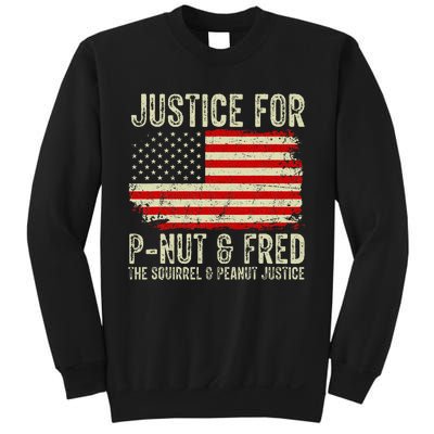 Justice For P Nut And Fred The Squirrel And Peanut Justice Sweatshirt