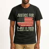 Justice For P Nut And Fred The Squirrel And Peanut Justice Tall T-Shirt