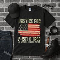 Justice For P Nut And Fred The Squirrel And Peanut Justice Tall T-Shirt